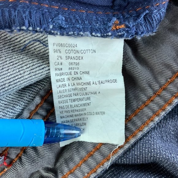 **SOLD**Y2K Tristan Womens Jeans 4 x 30.5 Wide Leg Mid Rise Thick Stitching - Picture 12 of 12